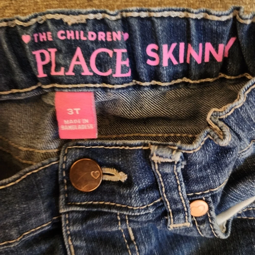 The Children's Place Blue Straight Leg Skinny Jeans